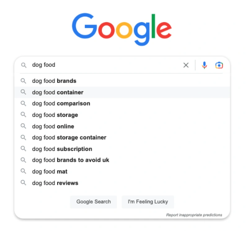 Keyword planner
