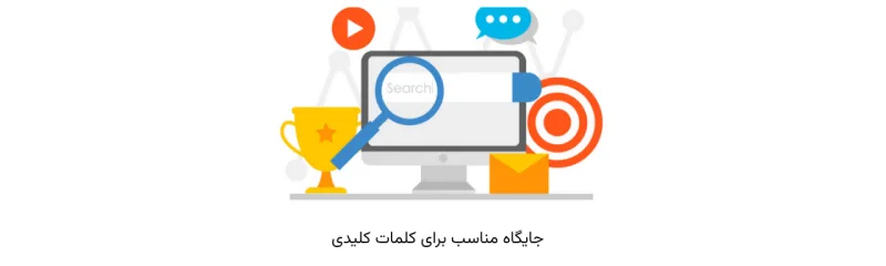 جایگاه مناسب برای کلمات کلیدی