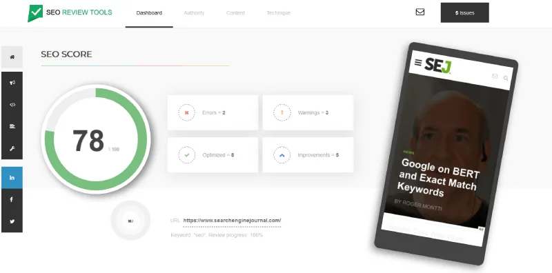 SEO Review Tools