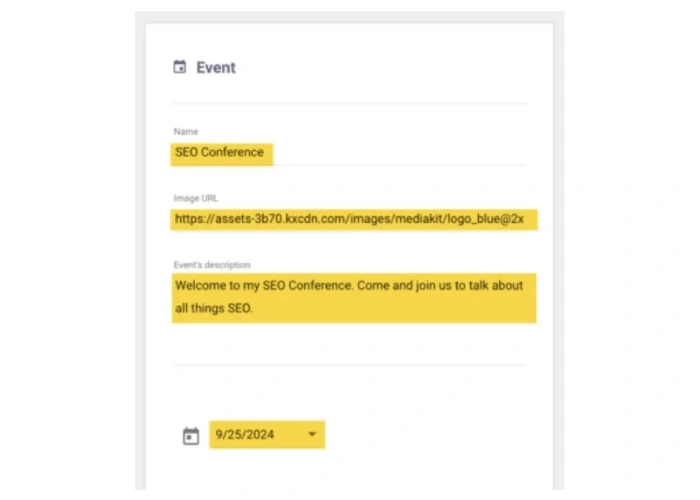 ساخت اسکیما با ابزار Merkle’s Schema Markup Generator